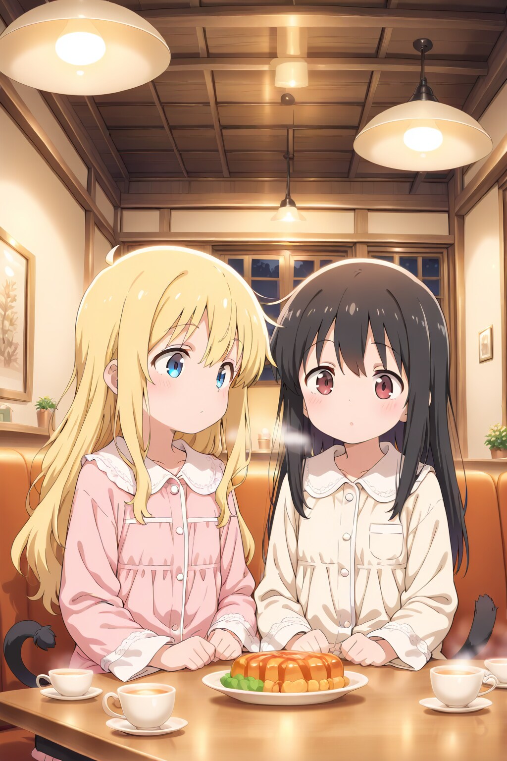 夜前のチャイタイム