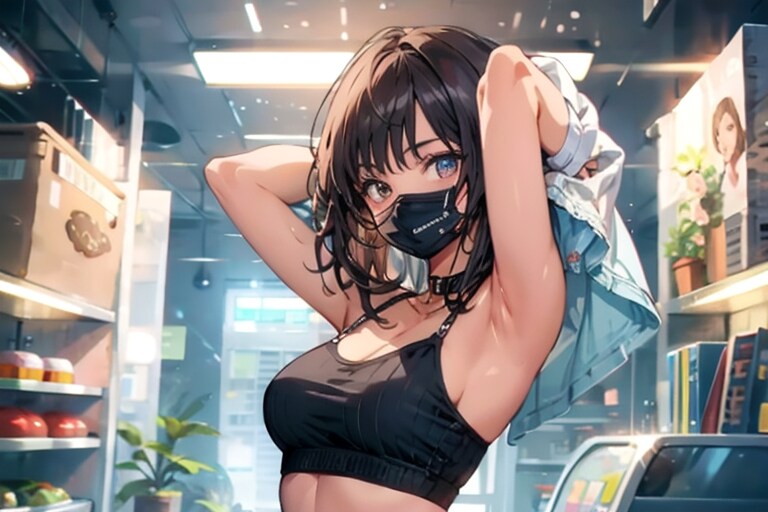 腋 | の人気AIイラスト・グラビア