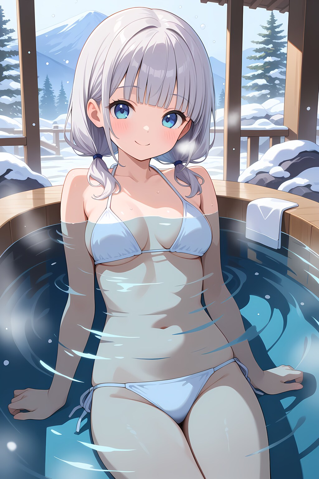 雪を楽しむ