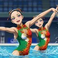シンクロ美少女　デュエット演技⑥ 2枚目