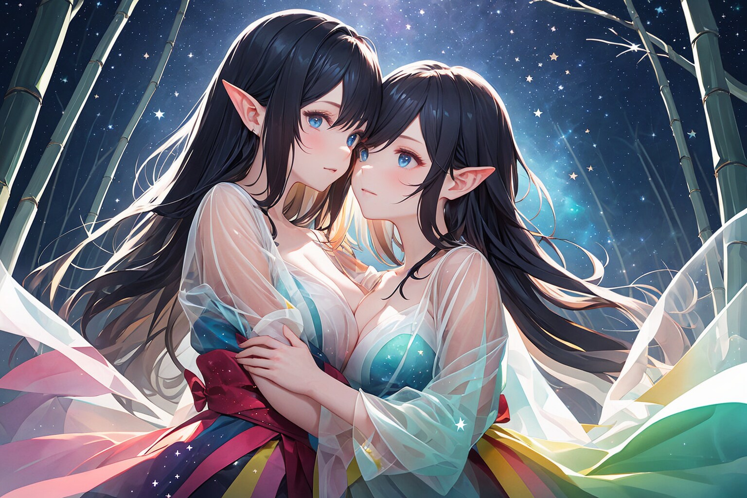 七夕の夜に二人