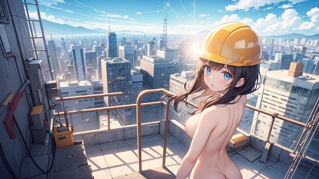 全裸工事現場