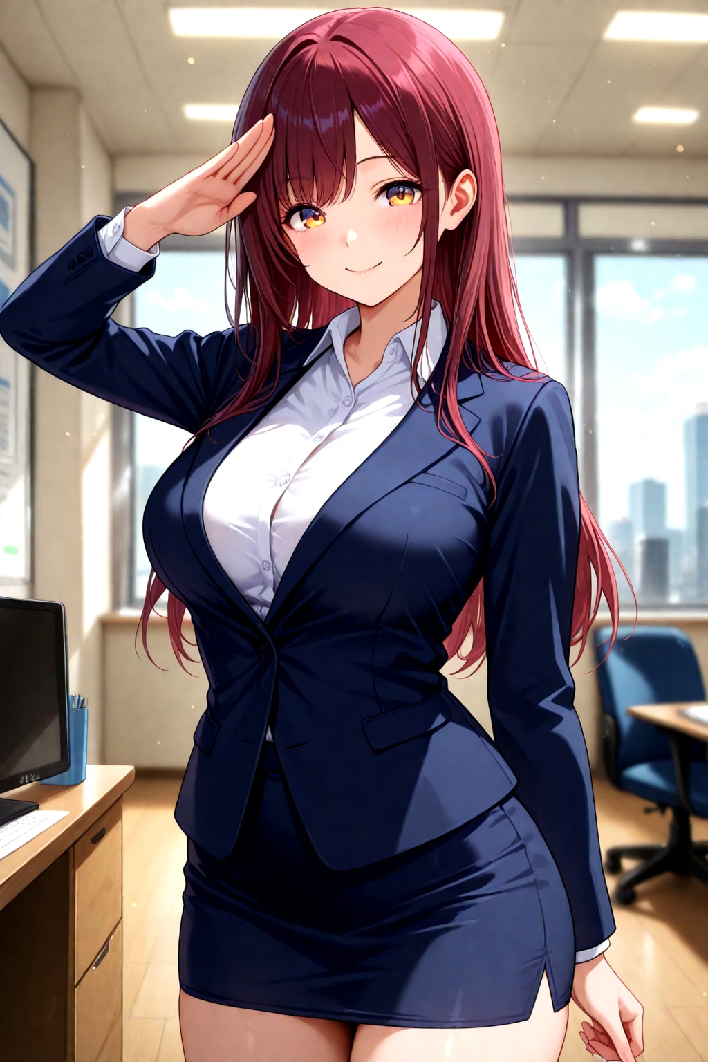 056（敬礼）