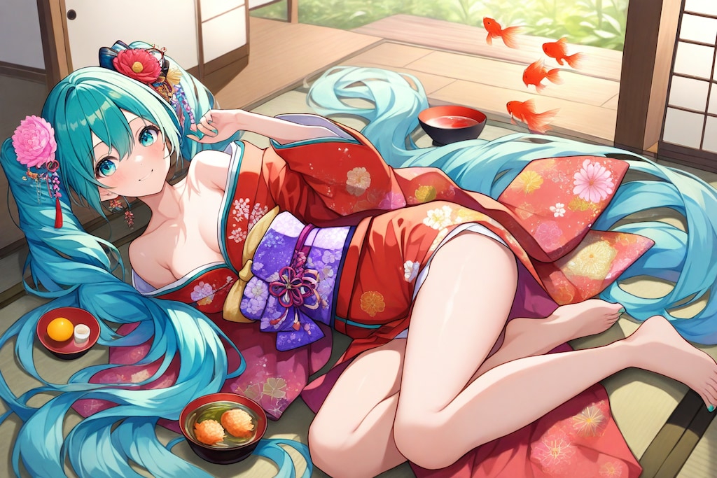 和風ミクちゃん