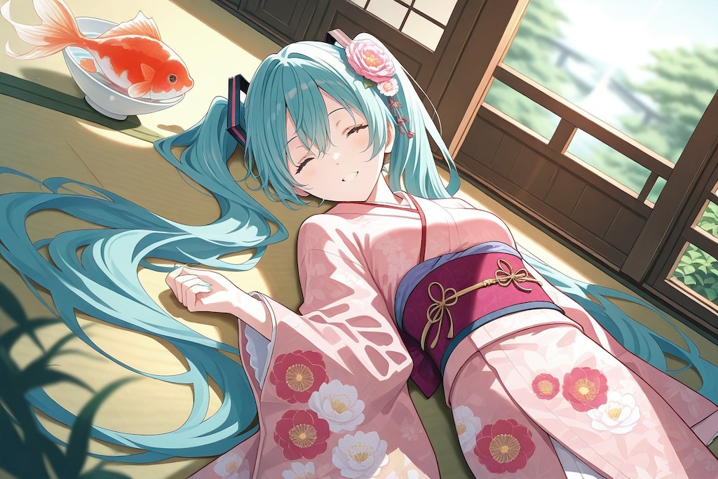 和風ミクちゃん