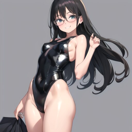 光沢レオタードさん