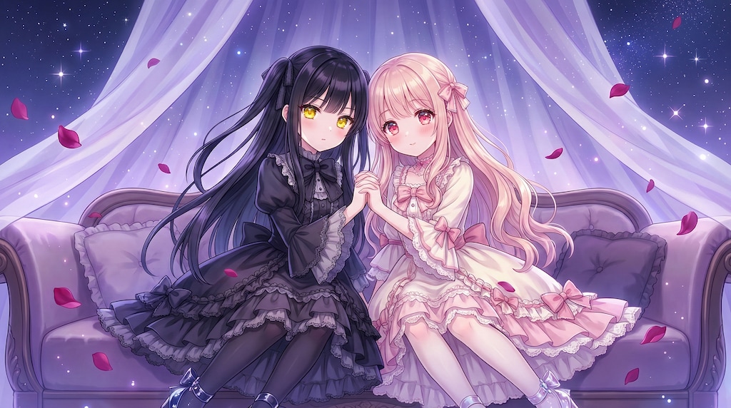 薔薇の下、永遠の指を絡めて