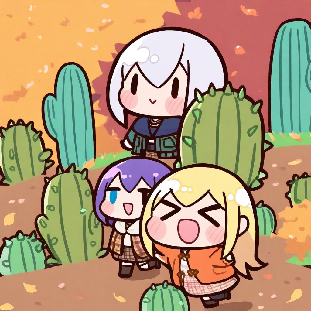 サボテンと仲良しちゃん