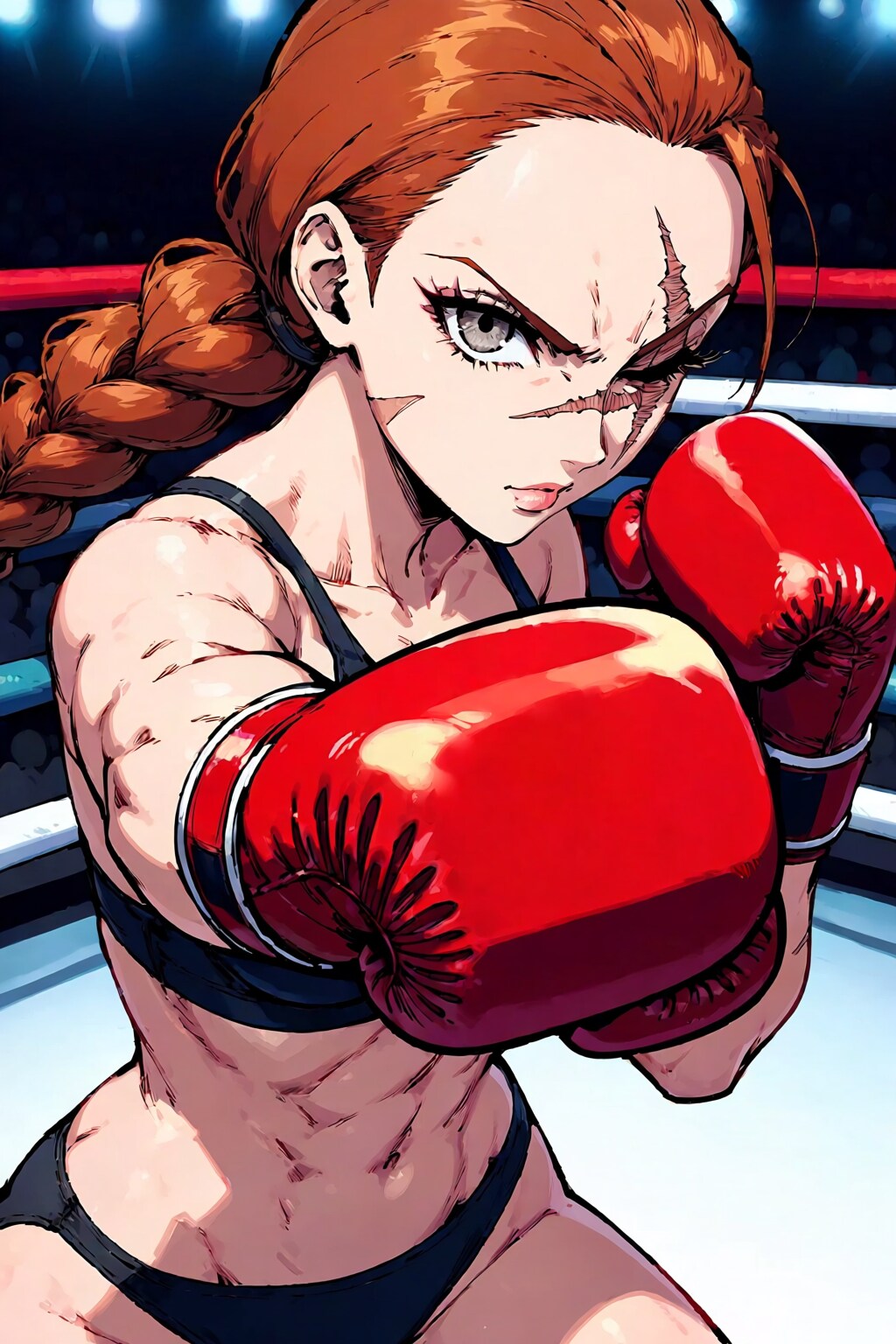 リング上のスカーフェイス姉さん　その３