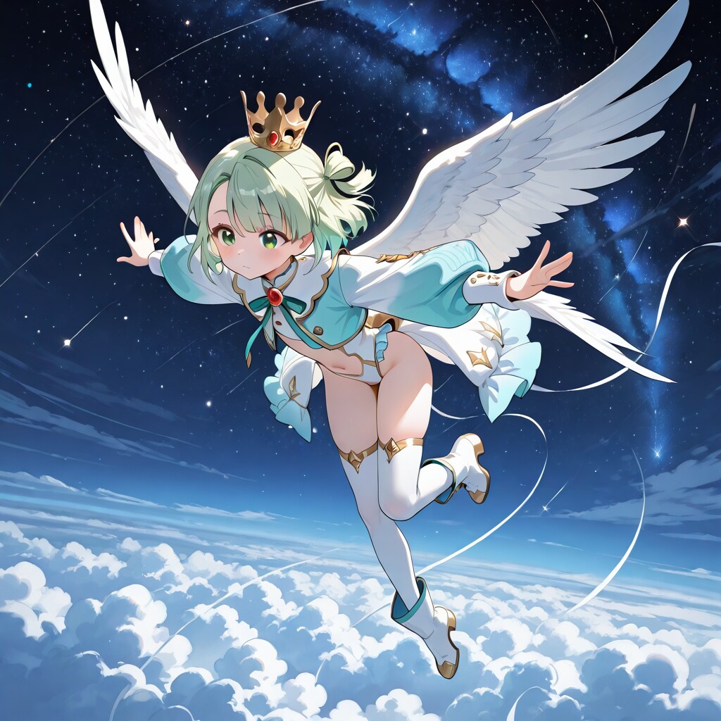 空を飛ぶ魔法少年