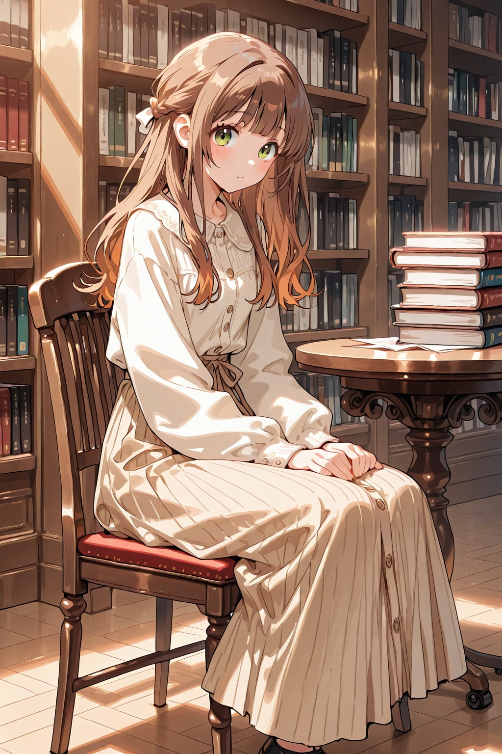 図書館の日📔 | の人気AIイラスト・グラビア