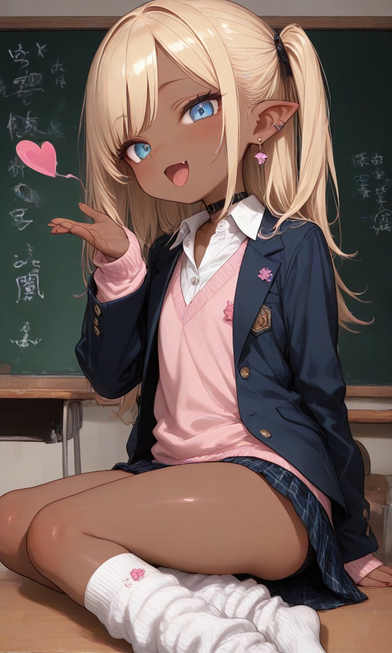褐色エルフ