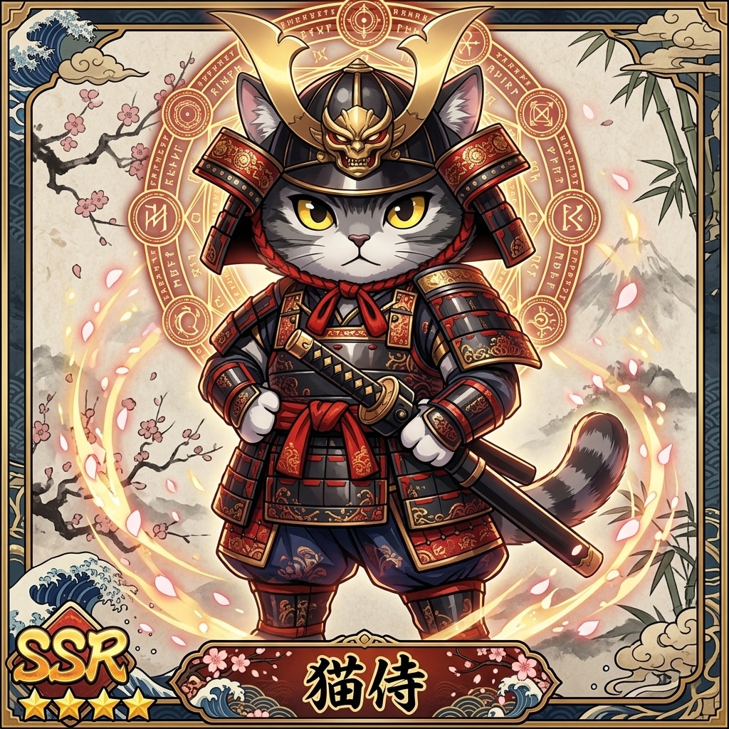 SSR猫侍 | の人気AIイラスト・グラビア