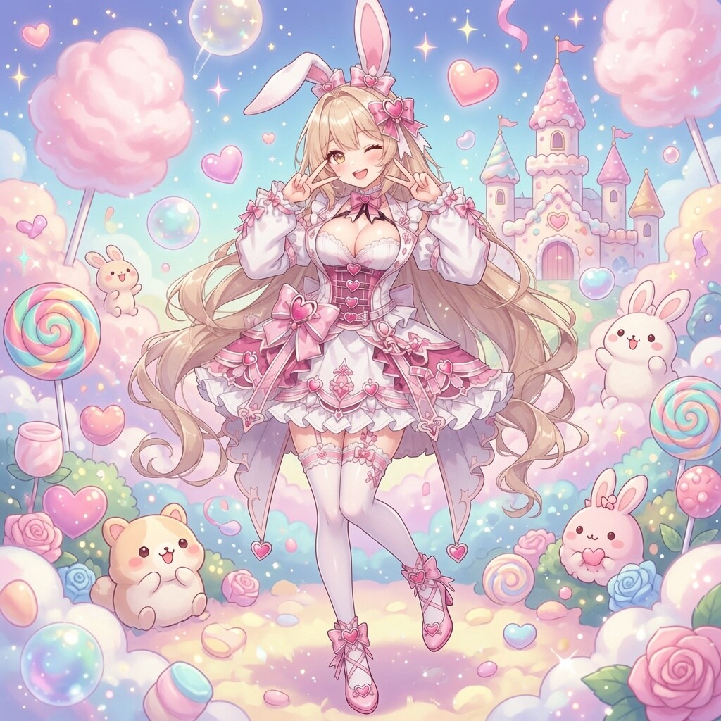 cute bunny girl | の人気AIイラスト・グラビア
