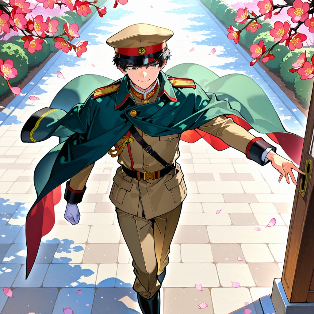 将校と梅
