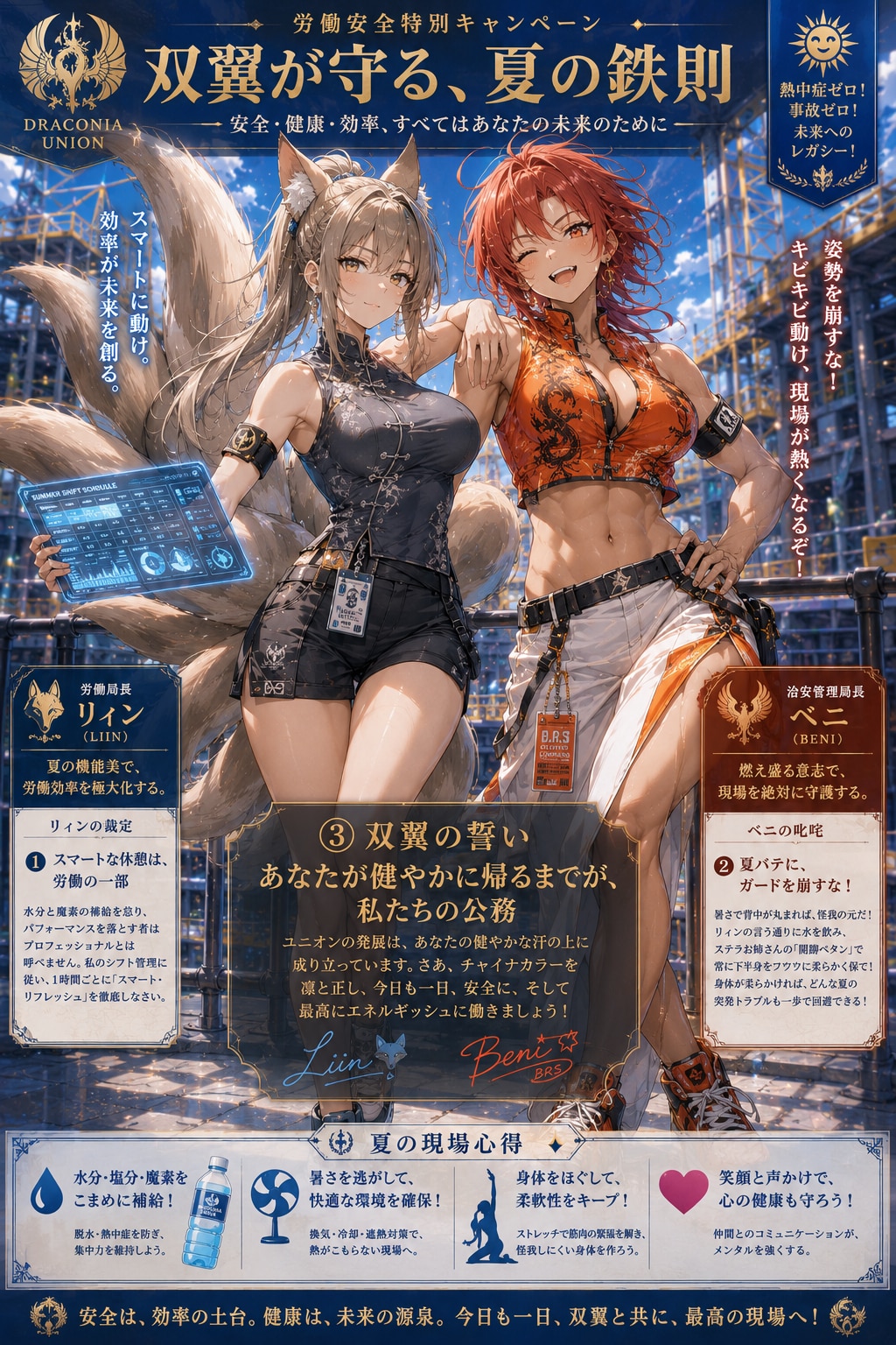 📸 労働安全特別キャンペーン：『双翼が守る、夏の鉄則（ルール）』