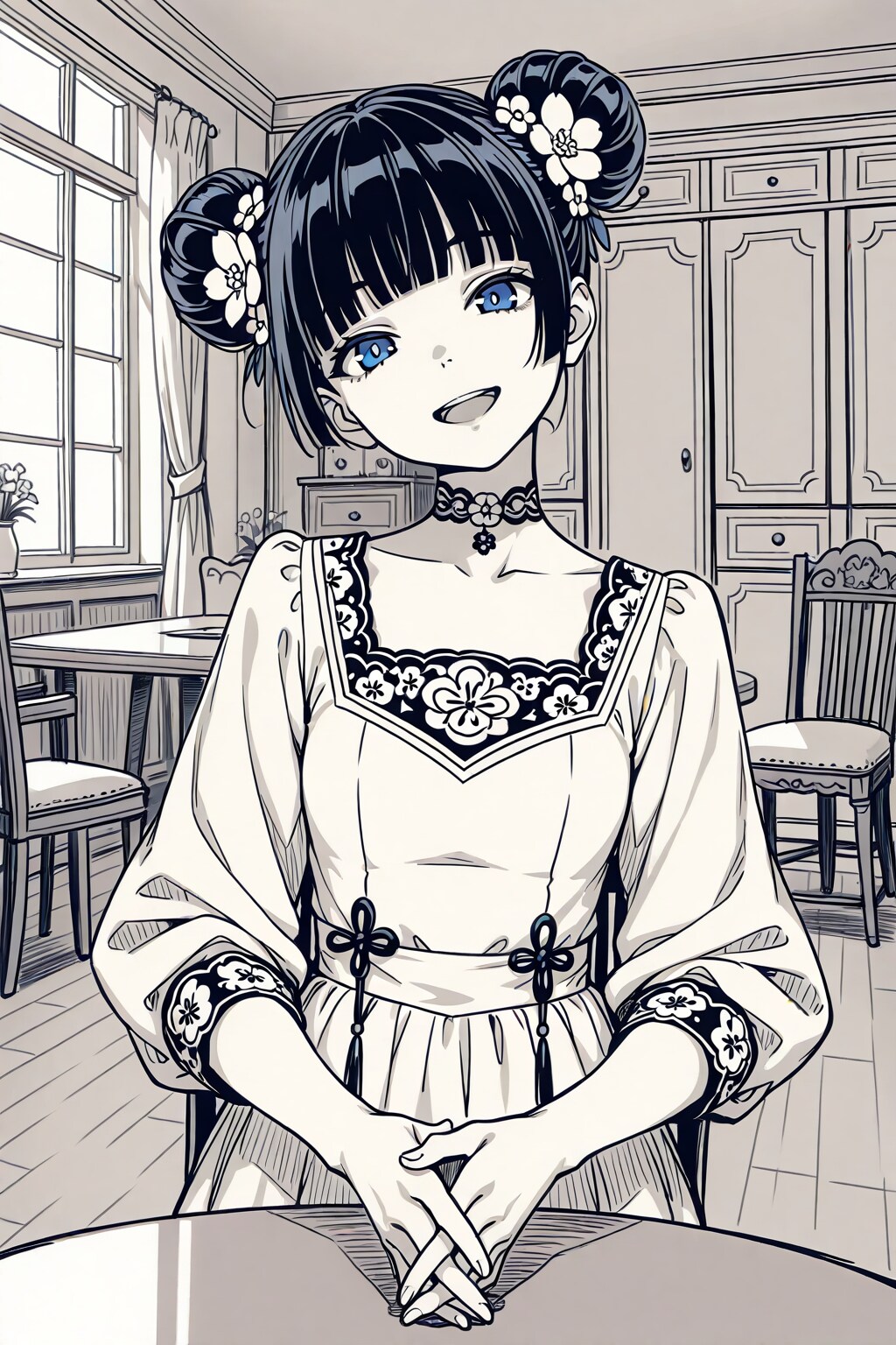 かおるのおだんごちゃんスケッチ２１ | の人気AIイラスト・グラビア