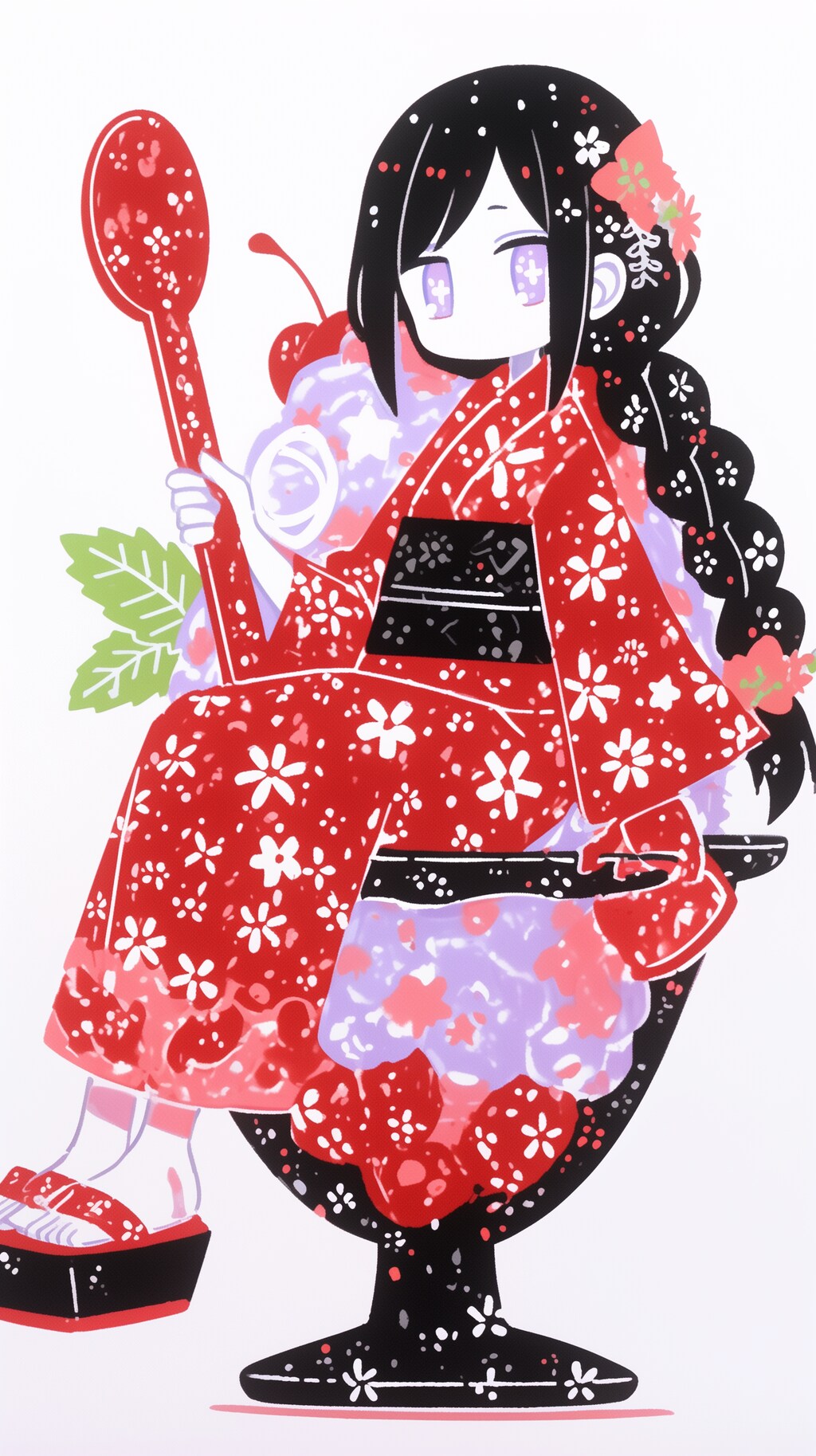 和装のやる気なしでこ