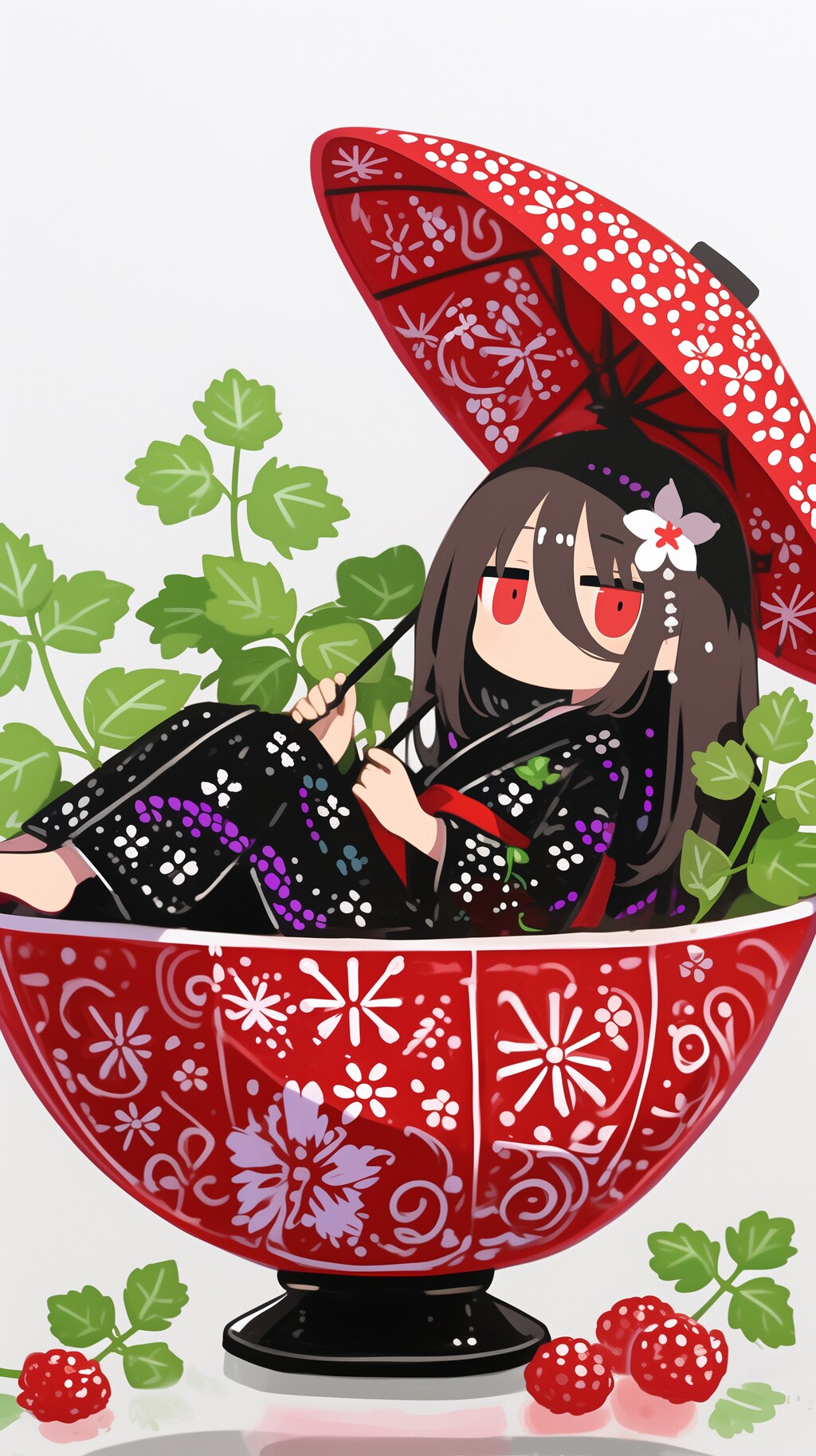 和装のやる気なしでこ