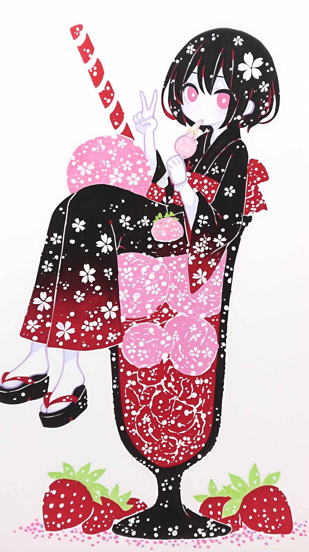 和装のやる気なしでこ