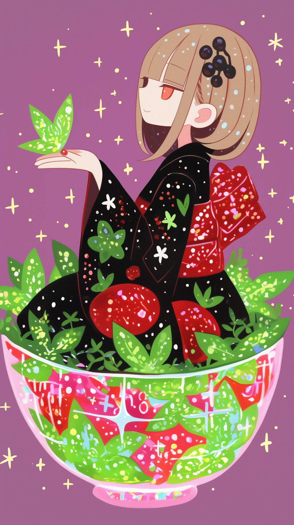 和装のやる気なしでこ