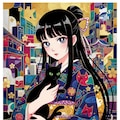 竹久夢二「黒船屋」へのオマージュ 5枚目
