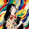 竹久夢二「黒船屋」へのオマージュ 4枚目