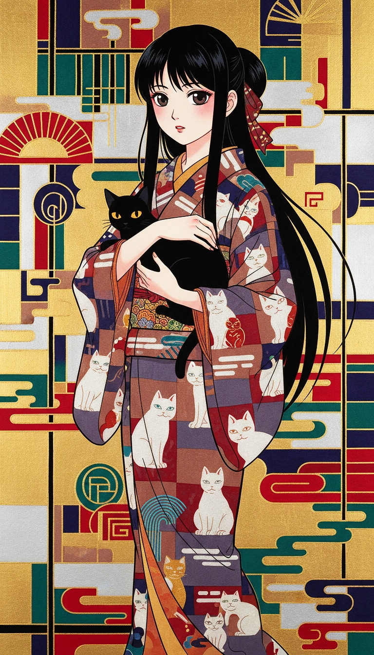 竹久夢二「黒船屋」へのオマージュ