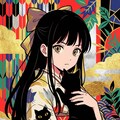竹久夢二「黒船屋」へのオマージュ 2枚目
