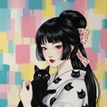 竹久夢二「黒船屋」へのオマージュ 6枚目