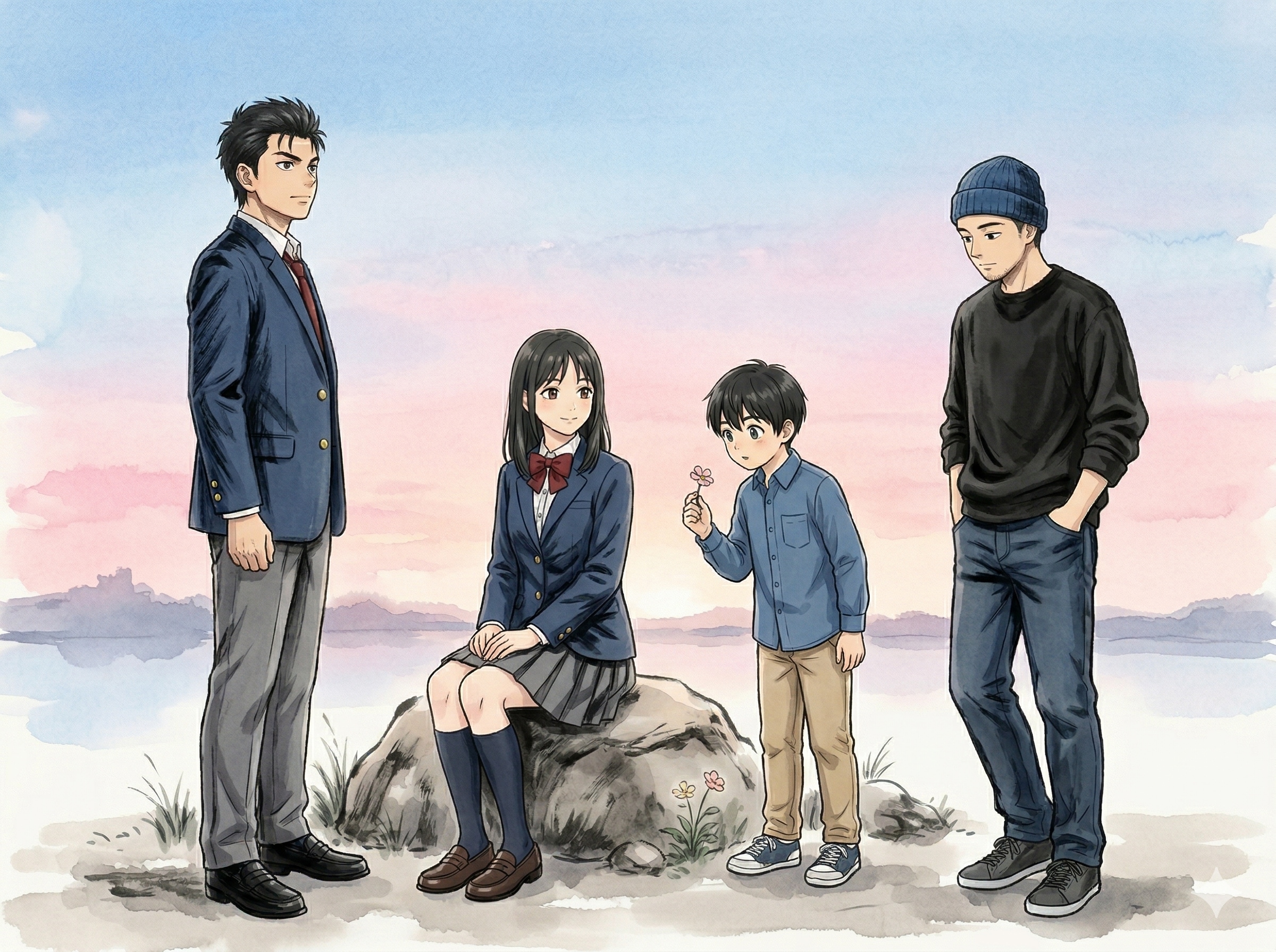 4人組 99 | の人気AIイラスト・グラビア