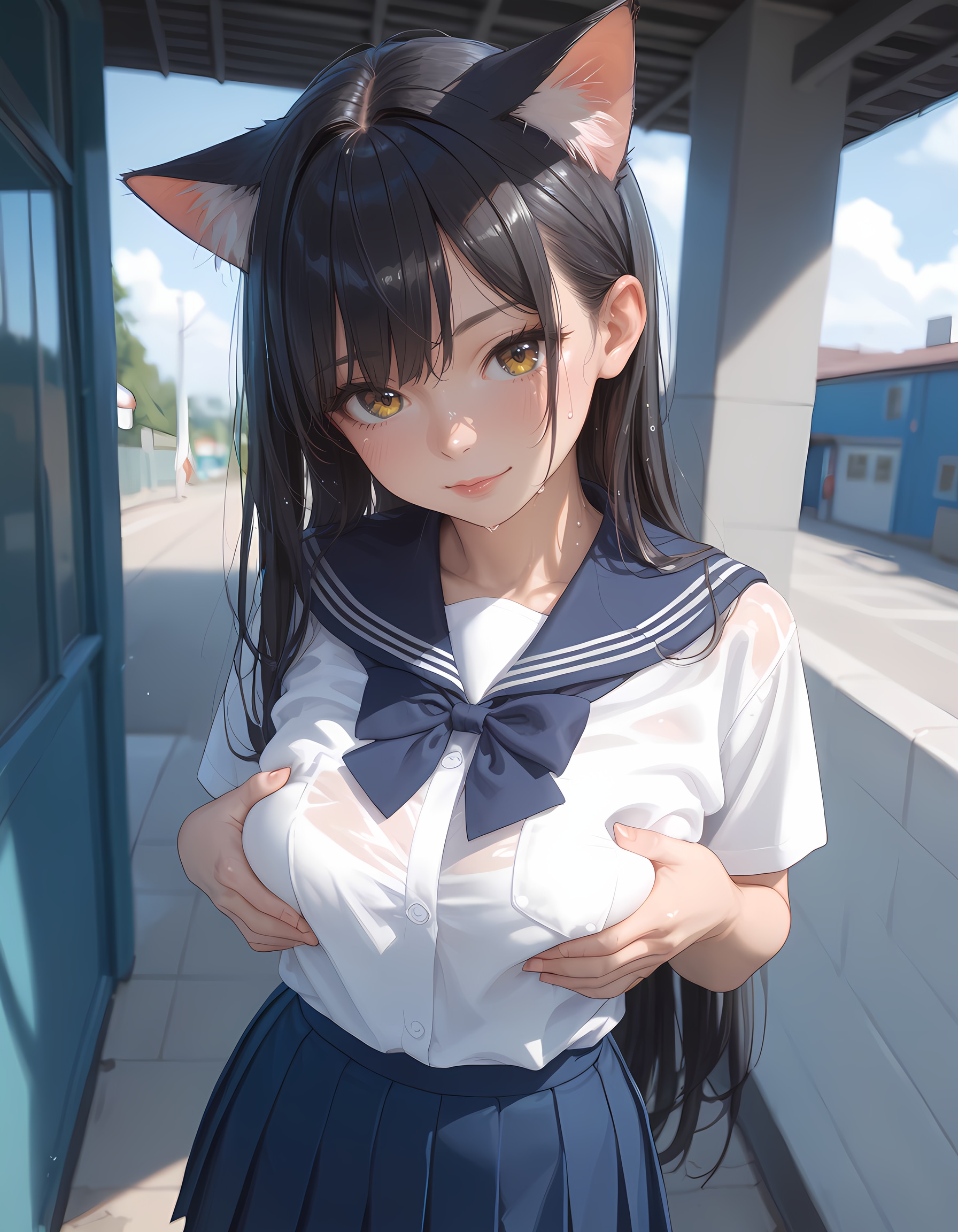 にわか雨にご注意