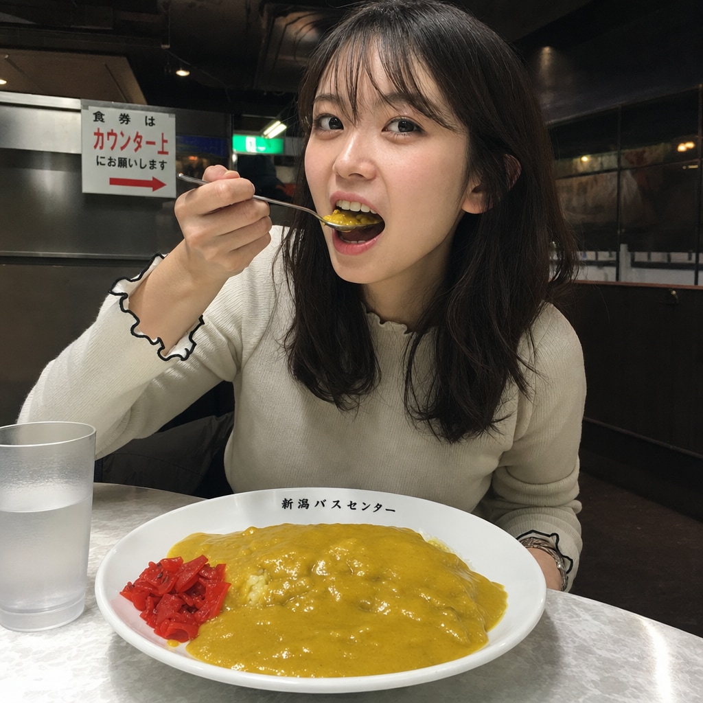 新潟バスセンターのカレー