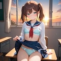 トモちゃん(清水智江)と放課後の教室 3枚目