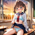 トモちゃん(清水智江)と放課後の教室 2枚目
