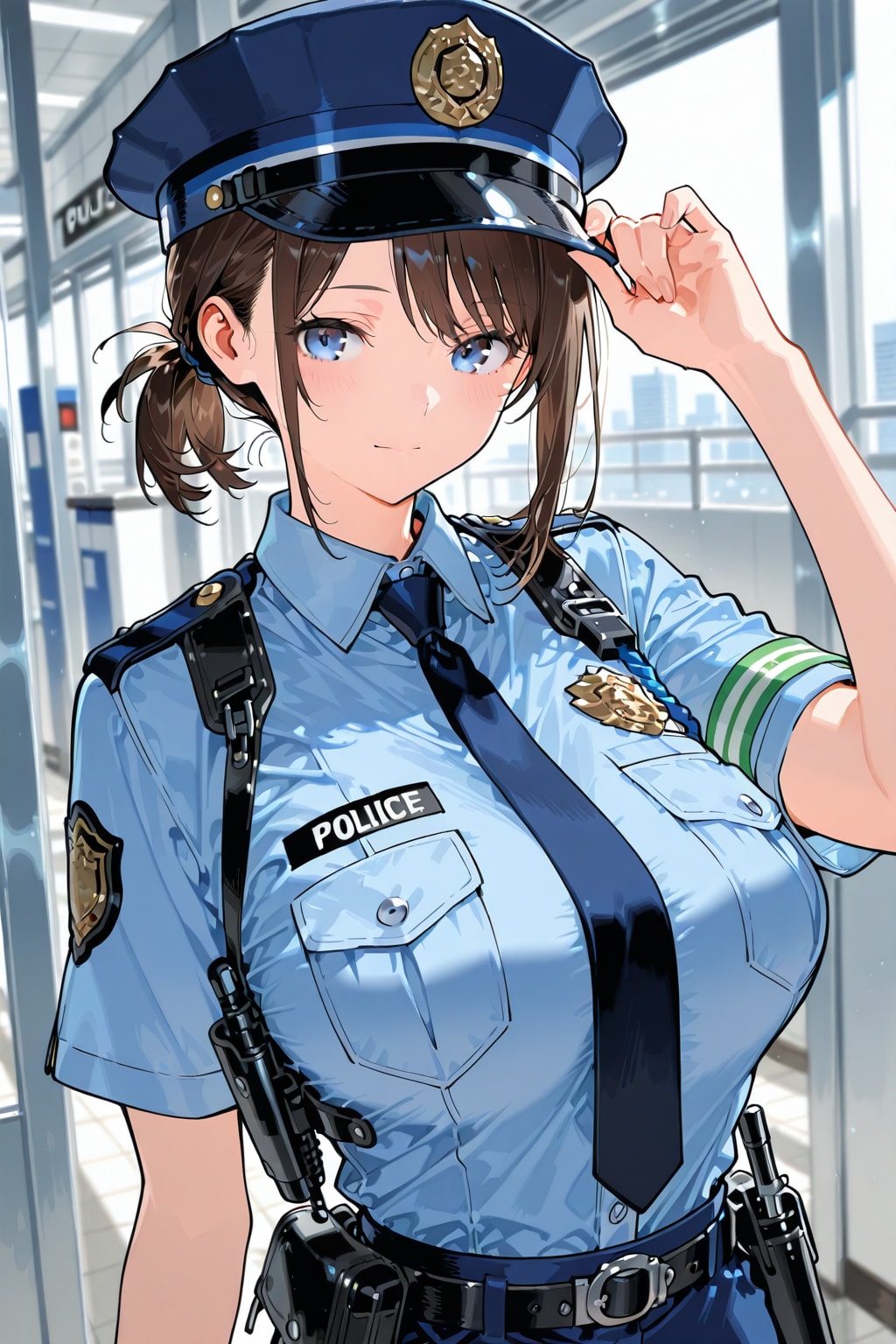 街を護る婦警