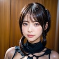 白レオタードLoraでポロリ 5枚目