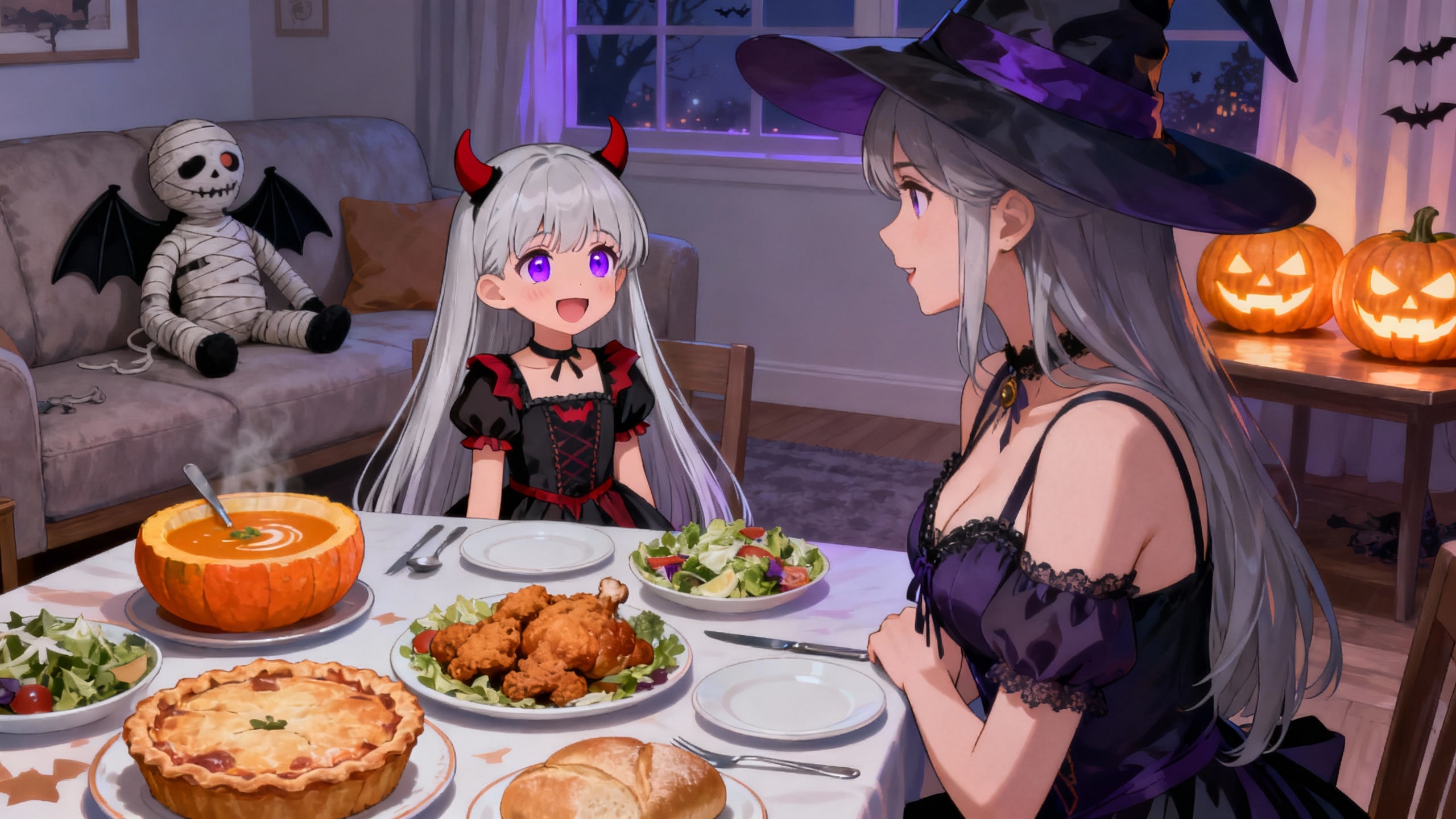 ハロウィンの思い出 Seedream版 | の人気AIイラスト・グラビア