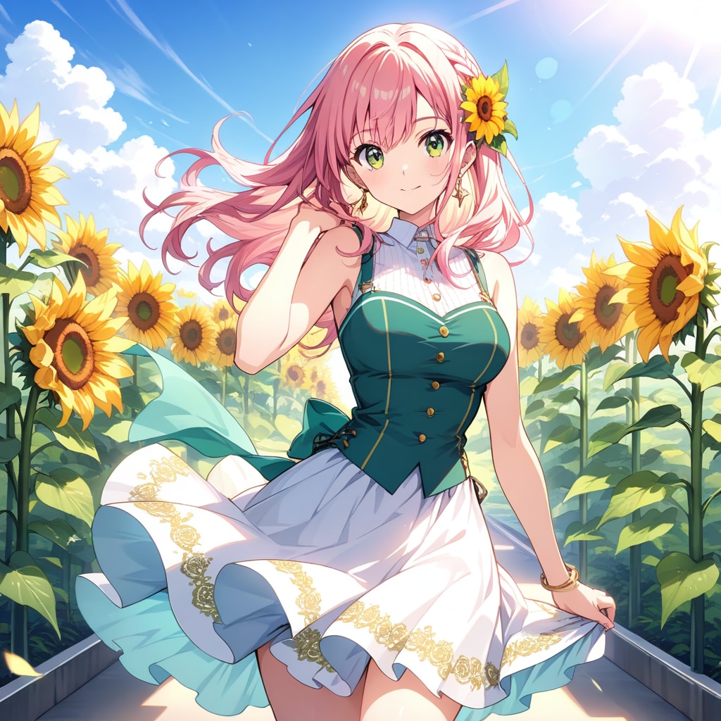 向日葵が開くメインビジュアル