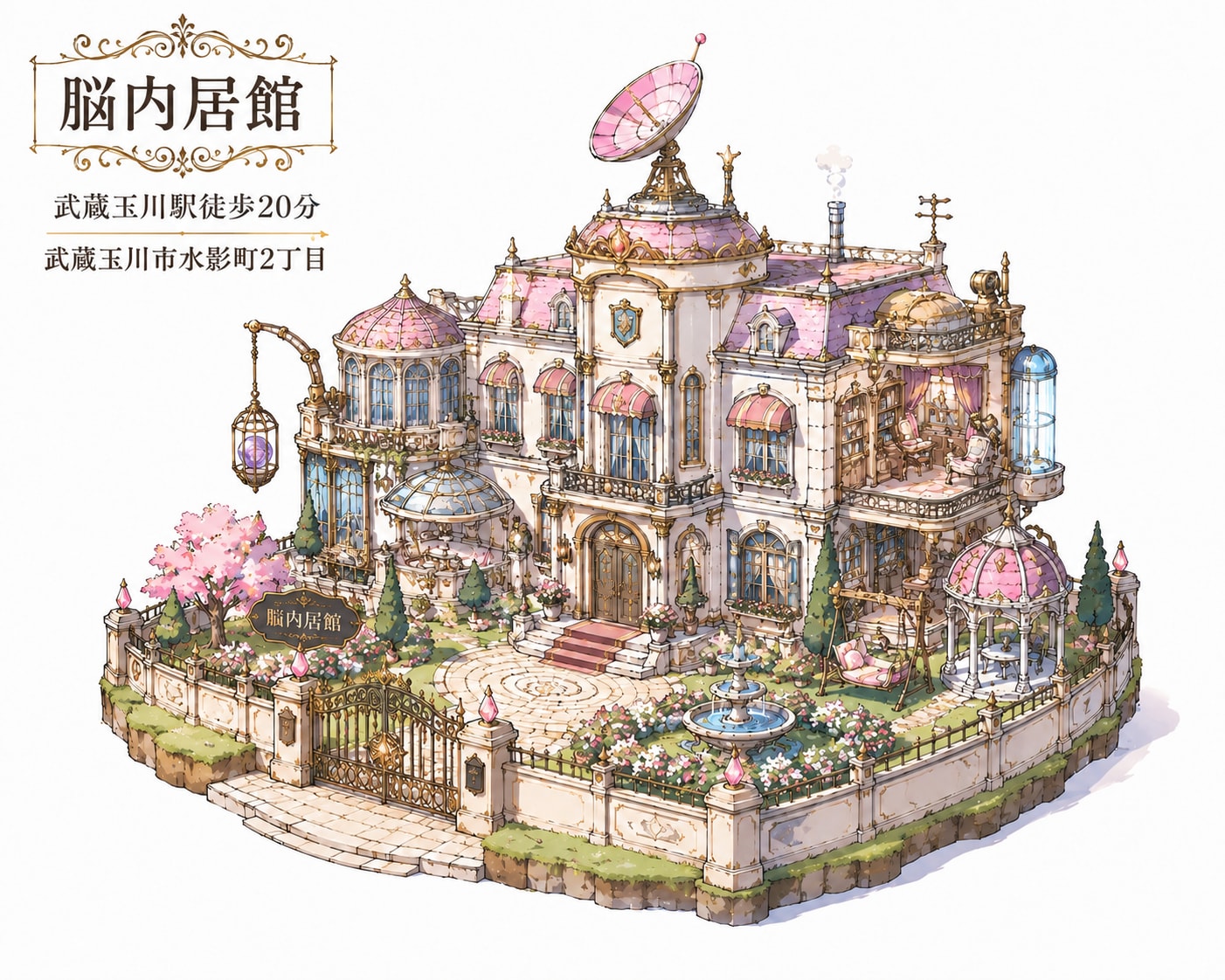 脳内居館 | の人気AIイラスト・グラビア