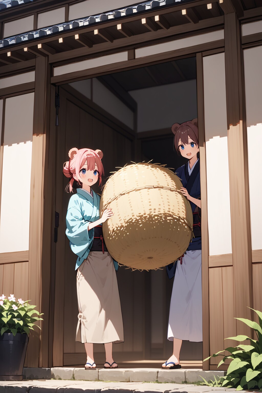 森のくまさんにお土産をもらった。