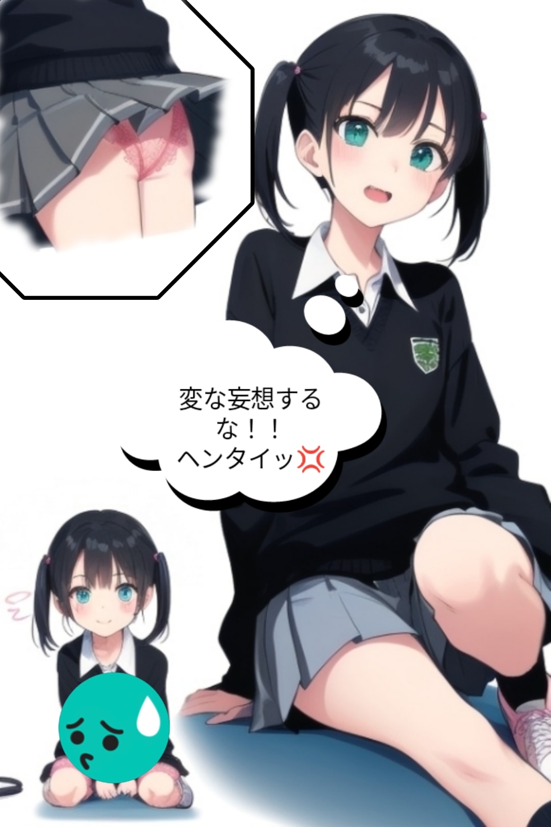 嫌な顔されながらおパンツ見せてもらいたい