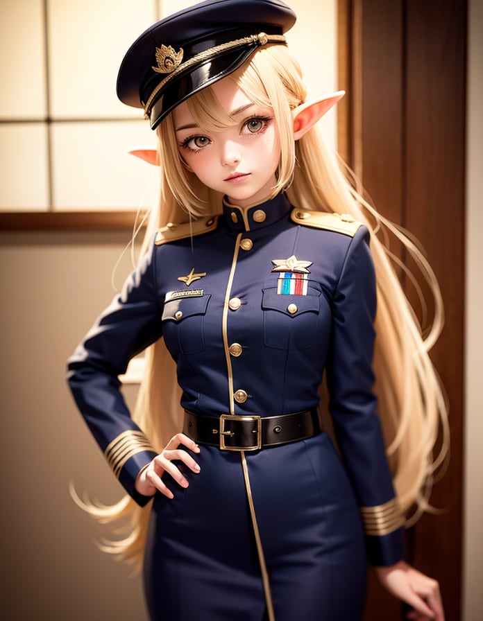 エルフ軍人