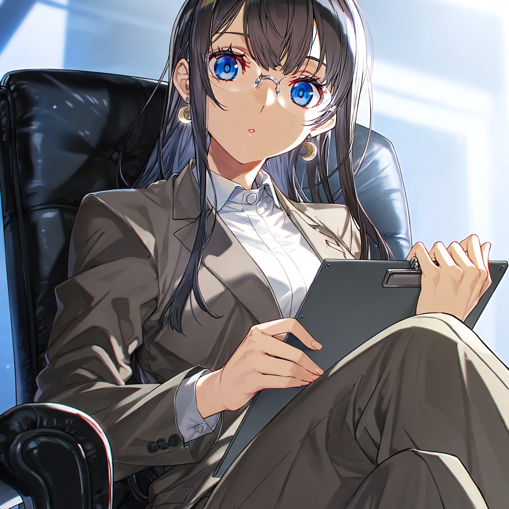ベージュスーツ