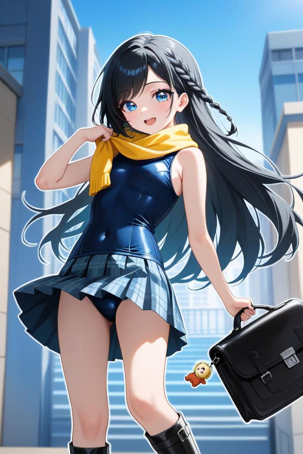 スク水露出(上段)