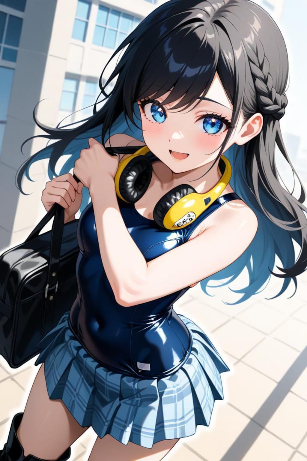 スク水露出(上段)