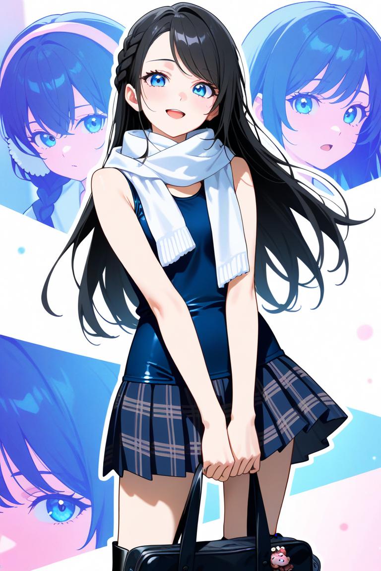 スク水露出(上段) | の人気AIイラスト・グラビア