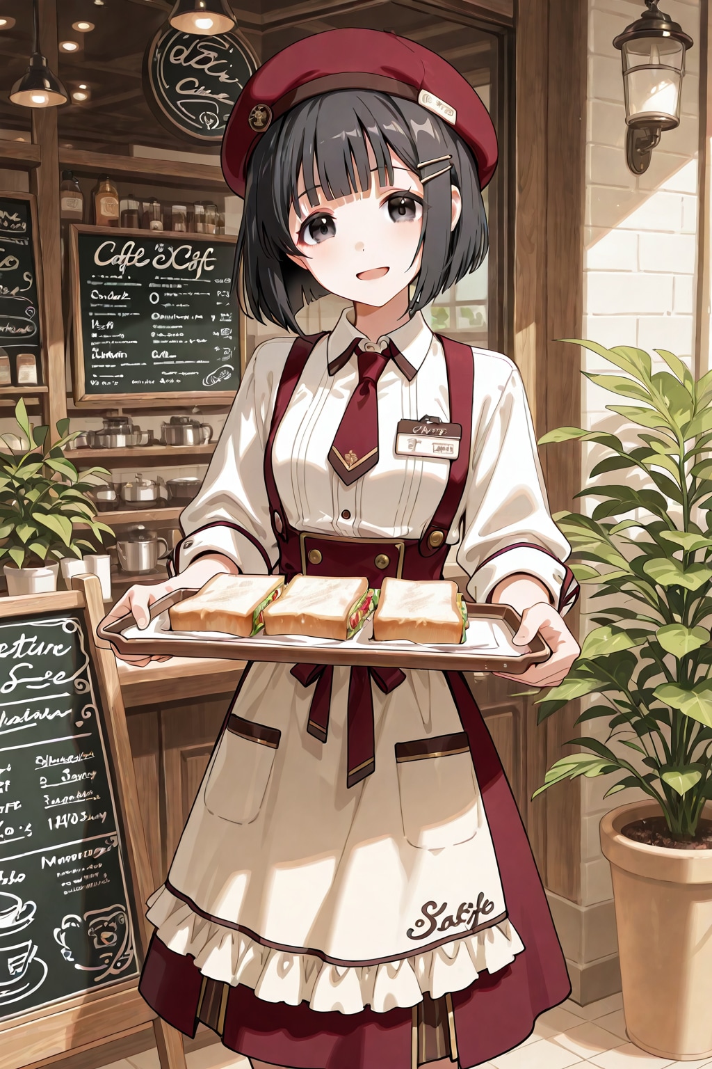 妹ちゃん✨カフェへようこそ‼️🥰☕️✨２５３ | の人気AIイラスト・グラビア