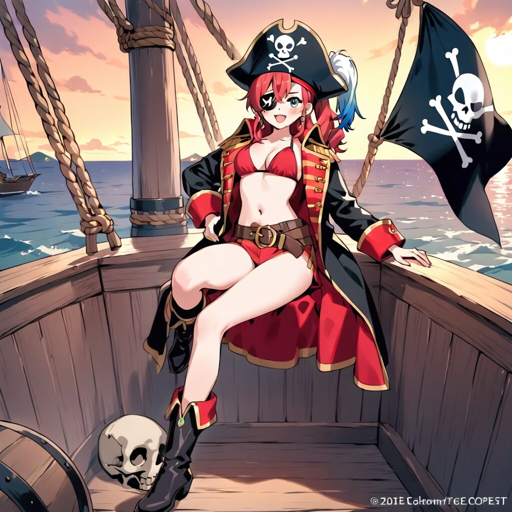 海賊ちゃんと海賊旗260503