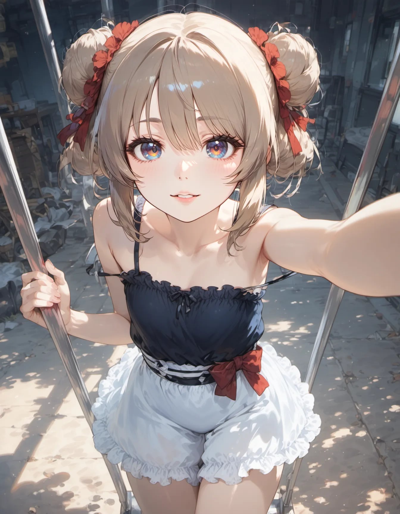 A Moment Caught in the Lens | の人気AIイラスト・グラビア